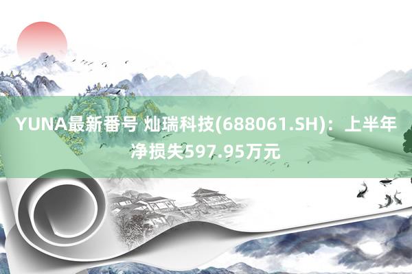 YUNA最新番号 灿瑞科技(688061.SH)：上半年净损失597.95万元