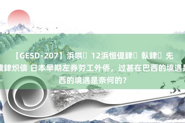 【GESD-207】浜哄12浜恒偍銉倝銉兂銉€銉笺儵銉炽儔 日本早期左券劳工外侨，过甚在巴西的境遇是奈何的？